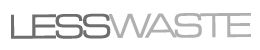 Lesswaste logo