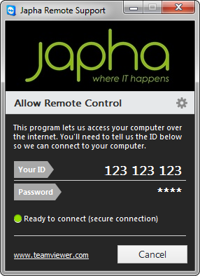Japha Remote Support (Windows)
