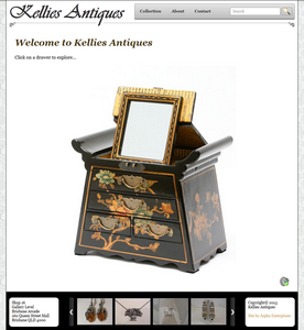 Kellies Antiques website