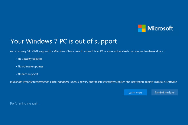 Options for Windows 7 users, now that official support from Microsoft has ended